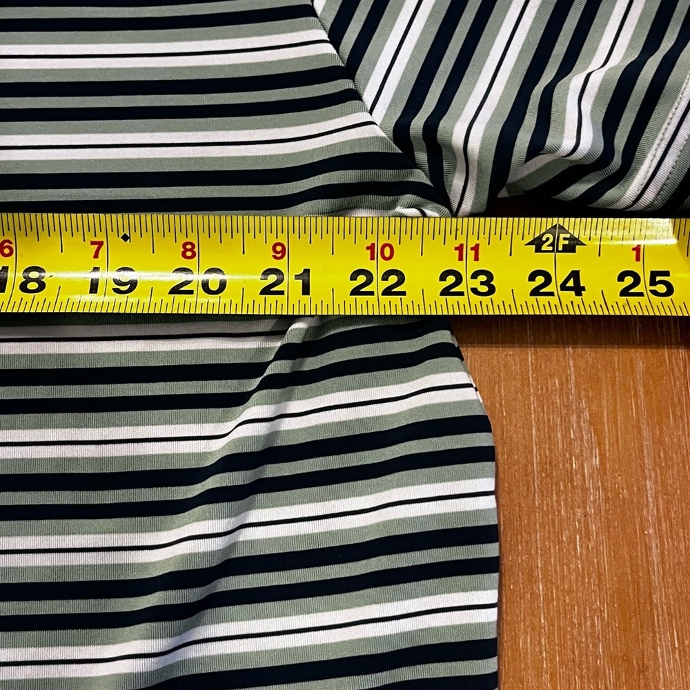 Oakley Hydrolux Striped Navy/green/white  Polo Shirt Men’s XL - Picture 7 of 9